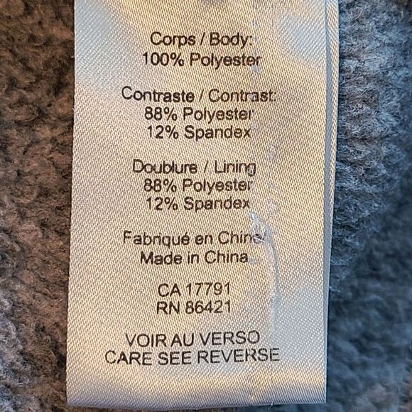 Freedom Trail by Kyodan Full Zip Jacket Detach Hood Gnarl Gray Womens L Gorpcore - Picture 9 of 15